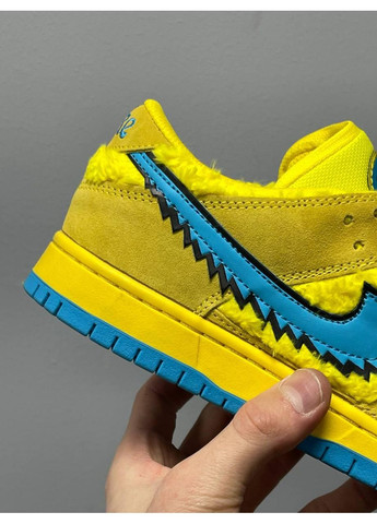 Блакитні Осінні кросівки чоловічі nike sb dunk x grateful dead bears найк сб данк No Brand