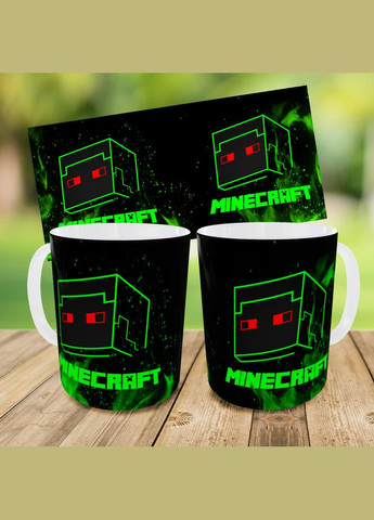 Набір дитячий Майнкрафт Кріпер "Minecraft" рюкзак 36х27см сумка-бананка, кружка з принтом для хлопчика (1791) No Brand (326416498)