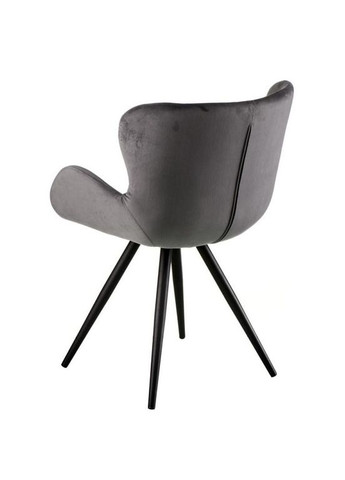 Стілець із підлокітниками Dark grey (E6644) Special4You Reita (315143339)