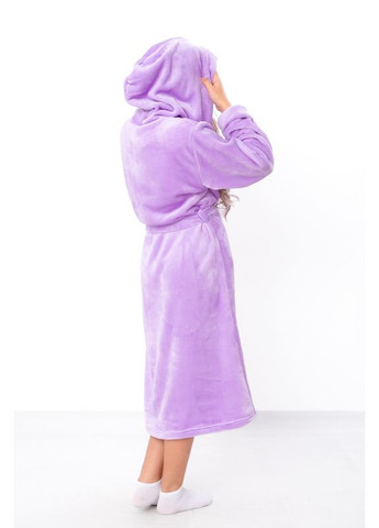 Махровий халат для дівчинки однотонний з капюшоном (p-15993) Носи своє (365629724)