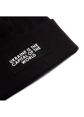 Шапка біні жіноча бавовна чорна LYN LuckyLOOK 248-571 (322793181)