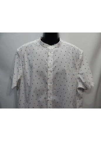 Чоловіча сорочка з коротким рукавом regular fit р.56 (3XL) 029KR No Brand (401504049)