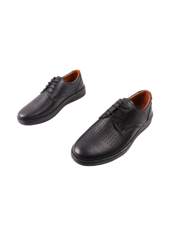 Черные туфли мужские черные натуральная кожа ALTURA