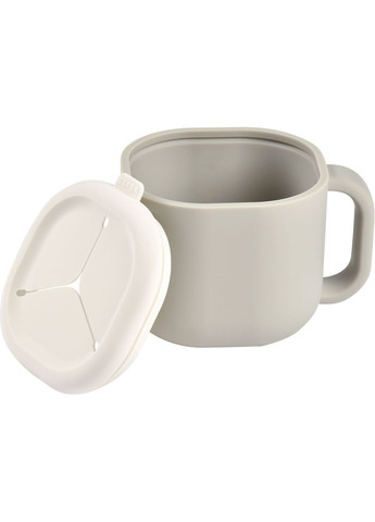 Чашка силиконовая для снеков и напитков Pick'n'Snack, серая, 460 мл () Beaba 913565 (328395588)