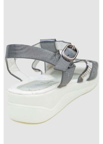 Серебряные босоножки для девочки Bee