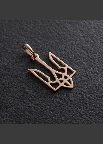 Золотая подвеска Герб Украины Тризуб п01789 Oniks (271039963)