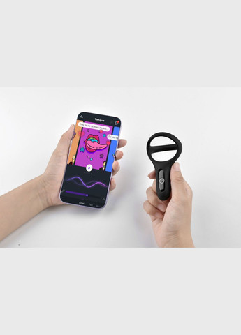 Подвійне ерекційне кільце Fun Town Rise Чорне - CherryLove Magic Motion (282710437)