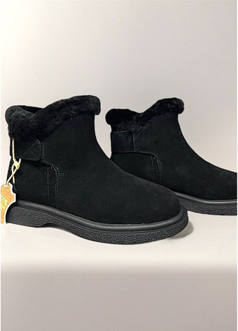 Зимние женские зимние ботинки из натуральной замши. No Brand из натуральной замши