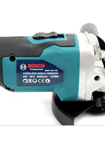 Аккумуляторная болгарка GWX 48V-10C (48V, Ø125 мм). КШМ Макита, угловая шлифмашина, турбинка Bosch (368682176)