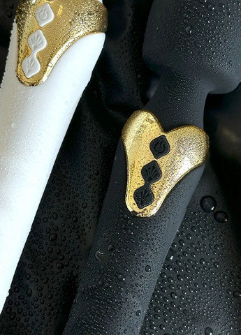 Потужний Вагінально-кліторальний вібратор ToyJoy 2 New, подвійний стимулятор на акумуляторі для жінок чорний No Brand (316531064)