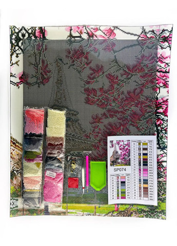 Алмазная мозаика Эйфелева башня в цветах SP074 ColorArt (287337073)