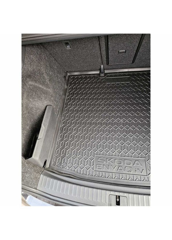 Килимок в багажник поліуретановий для Skoda iV фастбек (без органайзера) Avto-Gumm ENYAQ (360616994)