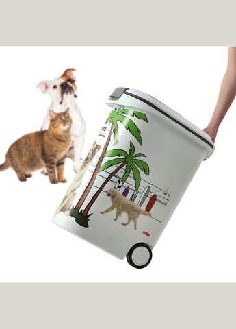 Контейнер для хранения сухого корма 20 кг, 54 л. (03906-Е27) Собаки Curver (334007405)