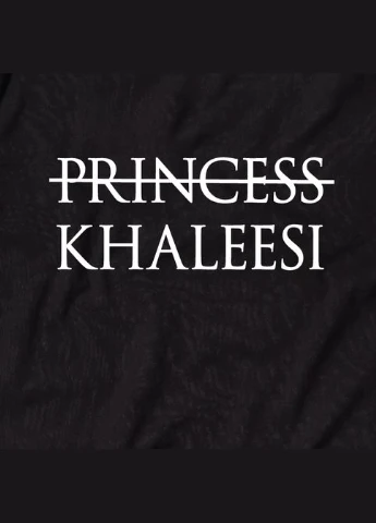 Футболка GoT "Princess Khaleesi" жіноча Чорна (BD-f-21) BeriDari - (387147430)