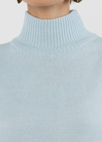 Блакитний зимовий светр жіночий блакитний Arber T-neck WAmb WTR-140