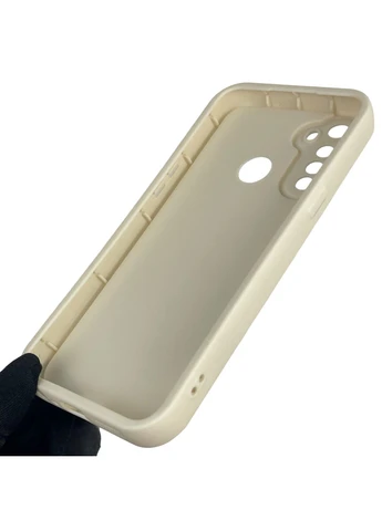Чохол силіконовий оригінальний Soft Touch з 3D принтом злого кота для 6i молочний (Повний захист камери) Realme (378970016)