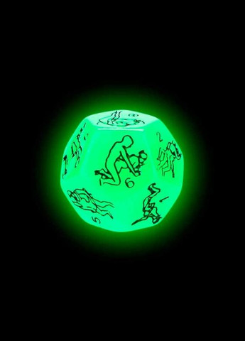 Романтична гра неоновий дванадцятигранний кубик "Пози" — Sex кубик Drive No Brand (327092949)