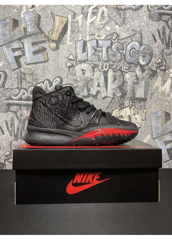 КРОСІВКИ ЖІНОЧІ NIKE KYRIE 7 BRED НАЙК КАЙРІ No Brand чорні демісезони (367173243)