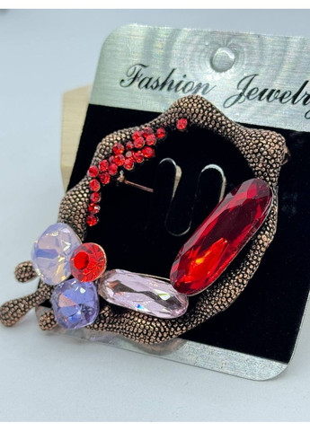 Біжутерна брошка Корал 75*47 мм Комбінований No Brand (361319828)