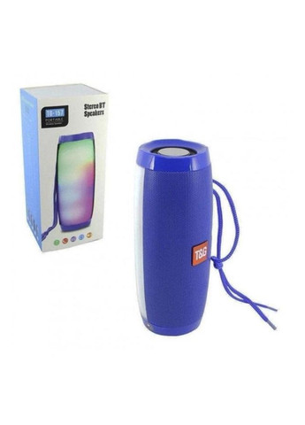 Бездротова акумуляторна портативна Bluetooth колонка, FM-радіо, USB, micro-SD з підсвіткою TG-157 B T&G (346048880)