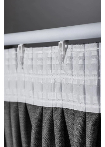 Шторы с льняной структурой Elegant 2шт 4м х от 2,5м до 3м HYGG (370367131)