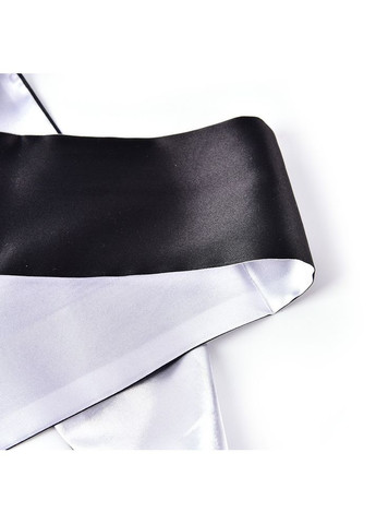 Пов'язка на очі чорно-біла Mokko Toys (стрічка) No Brand (301872428)