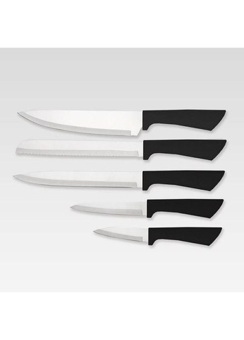 Набір ножів з обробною дошкою MR-1413-BLACK, 8 предметів Maestro чорний,