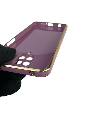 Чехол для Redmi Note 9 Pro с кольцом MagSafe с золотой окантовкой на сяоми редми нот 9 про черничный gs1 Xiaomi (366228595)