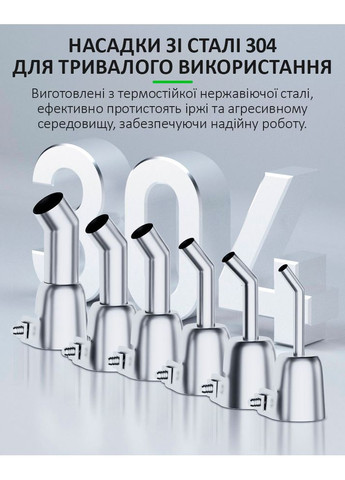 Насадка для термофена 857, 45°, 8 мм. QUICK 857DW+/706W+/8786D+/K8/859D+/850A/850A+/850D Relife (351395082)