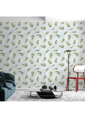 Панель стінова 3D 680х670х4мм Папороть на білому фоні (D) SW-00001981 Sticker Wall (362095052)