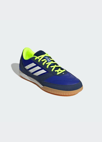 Синие летние бутсы top sala competition 2 indoor adidas