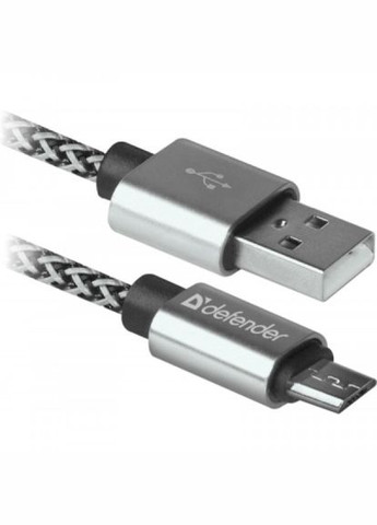 Дата кабель USB 2.0 AM to Micro 5P 1.0m USB0803T PRO white (87803) Defender usb 2.0 am to micro 5p 1.0m usb08-03t pro white (268142658)