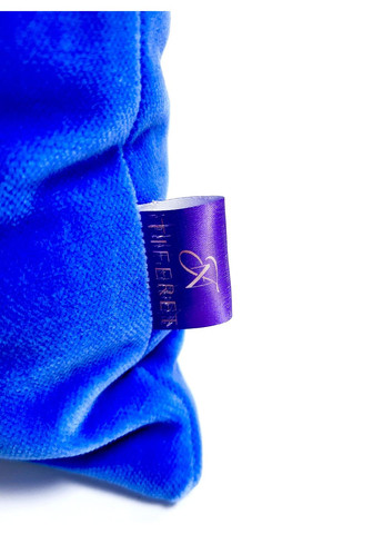 Подушка оберег Янтра Шива 30×30 см голубой бархат (NF0131) Tiferet-NF (371772277)