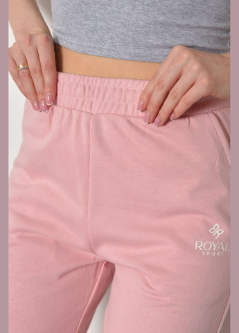 Спортивні штани жіночі рожевого кольору Let's Shop (291683255)
