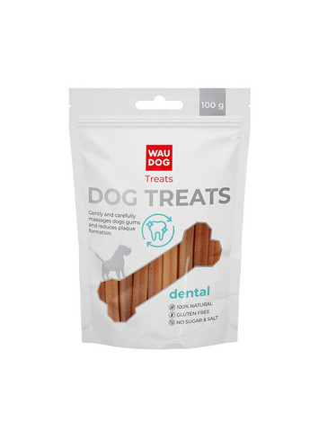 Ласощі для собак Treats "Стоматологічна паличка зі смаком тріски", WAUDOG (362581617)