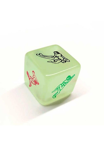 Романтична гра люмінесцентний кубик "Повороти долі" салатового кольору, світиться в темряві. China (360603081)