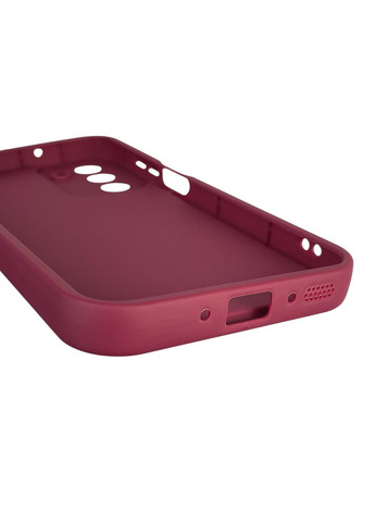 Чохол силіконовий Soft Touch з 3D принтом для Galaxy A26 (SM-A266) бордовий (Повний захист камери) Samsung (371652970)