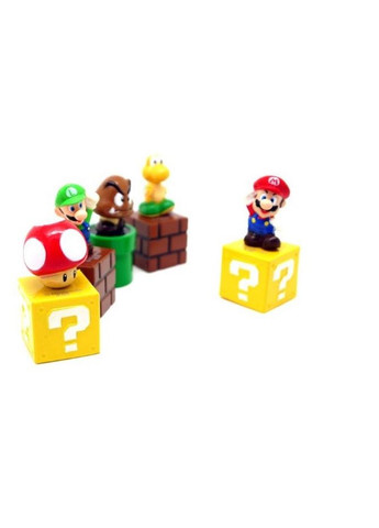 Супер Маріо Super Mario Bros Брос Супер Маріо Брати, фігурки героїв мультфільму, мініфігурки 5шт 5см Shantou (280257956)