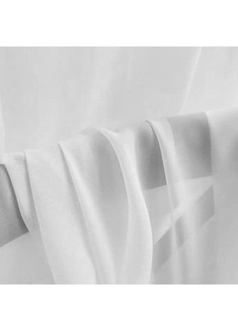 Тюль готова Pivdenne 300х270, 1 шт креп білий (2039-300) No Brand (368766806)