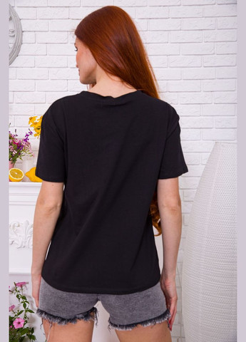 Жіноча футболка, білого кольору з принтом, Ager - (266815187)