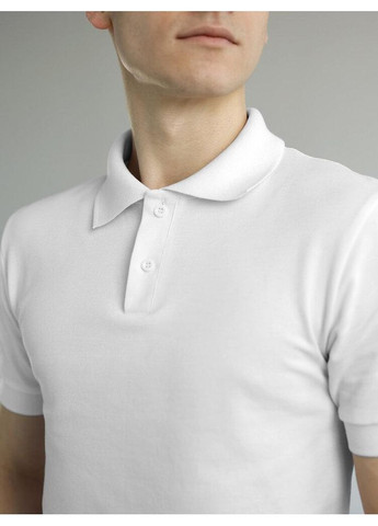 Белая футболка-элегантное базовое поло из хлопка. для мужчин Vakko однотонная