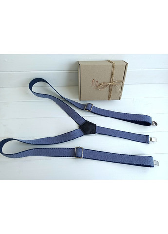 Синие подтяжки в полоску Major Style (357206621)