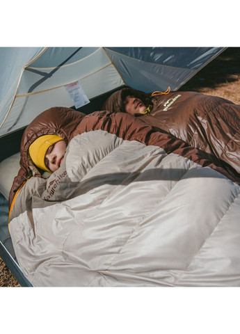 Спальник с натуральным пухом Snowbird CNK2550WS014, р-р M, темно-коричневый 400 г Naturehike (353502657)
