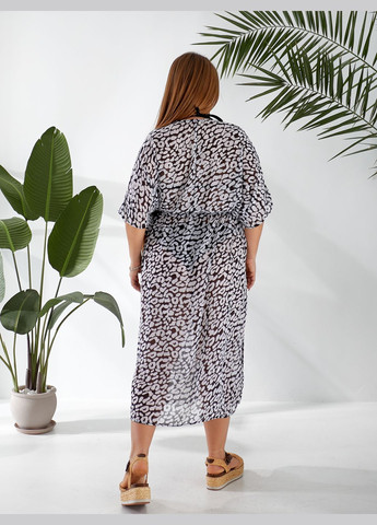 Женское парео свободного кроя на завязке по талии No Brand (330573757)