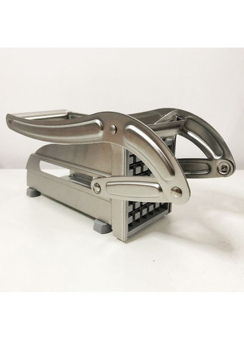 Ручна картоплерізка машинка Potato Cut для нарізки картоплі фрі з нержавіючої сталі 2 насадки різних розмірів Silver No Brand (350349182)