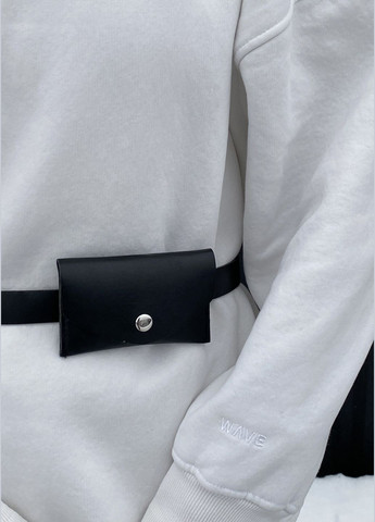 Жіночий класичний пояс-гаманець чорний No Brand (285758943)