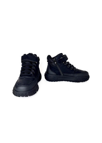 Черные демисезонные ботинки 32 г 20,5 см черный артикул д353 Clibee