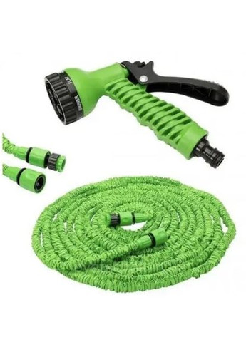 Шланг для поливу зелений саморозтягується з розпилювачем 45м (1756374635) Magic Hose (329909887)
