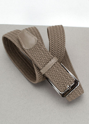 Ремень резинка мужской PS-40044 (140 см) светло-коричневый плетеный Puos (312475737)