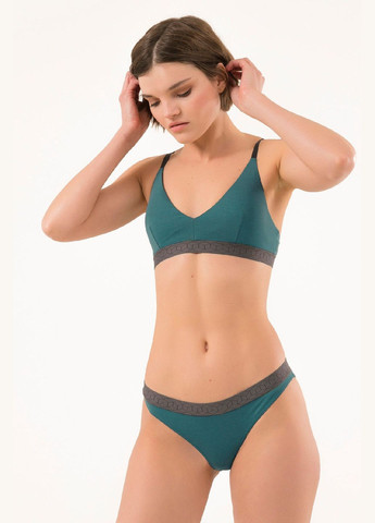 Зелений бралетт бралет з органічної бавовни Smpl без кісточок